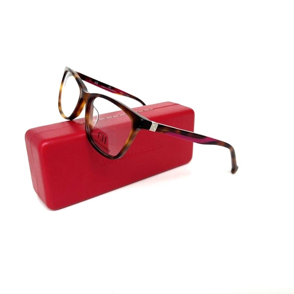 New CAROLINA HERRERA Frames Tortoise VHE771K 00752 53 16 135 Glasses Women's